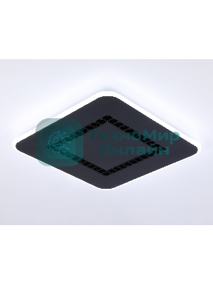 Светильник Ambrella light FL51419 BK черный 3000K/4200K/6400K 68W 488*488*40 (ПДУ ИК)