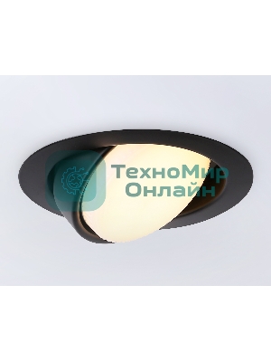 Светильник встраиваемый G10123 BK черный GX53 max 12W D120*48