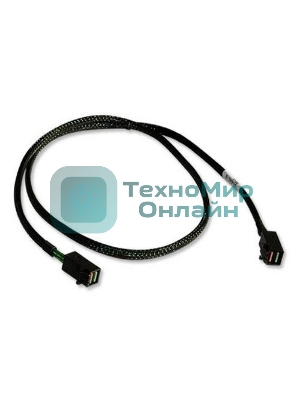 Кабель ACD-SFF8643-06M,INT, SFF8643-SFF8643 (HDmSAS -to- HDmSAS internal cable, w/SideBand), 60cm (аналог LSI00403, 2282200-R) (6705047-60)