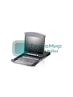Коммутатор ATEN 16P CAT5 HIGH DENSITY DUAL RAIL LCD OVER IP 17INCH.