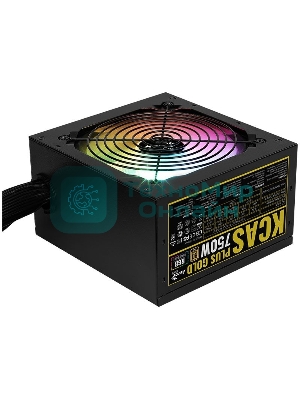 Блок питания Aerocool/Formula KCAS PLUS GOLD 750W (750W, ATX v2.4, APFC, Fan ARGB 12cm, 80+ Gold, Retail)