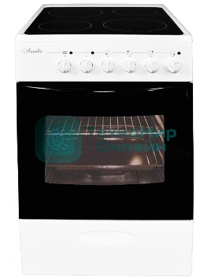 Плита электрическая Лысьва EF4002MK00 белый, конфорок 4, духовка 57 л, 50 см x 84 см x 60 см (без крышки)