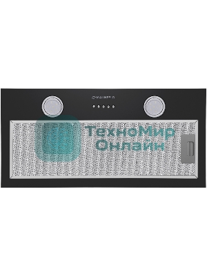 Вытяжка встраиваемая Maunfeld Thames 601M черный, 60 см, 520 куб. м/ч, 45 дБ