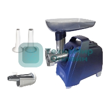 Мясорубка электрическая Аксион М61.04 темно-синий, 2000 Вт, 4.0 кг/мин, реверс, защита от перегрузки, насадки - 6