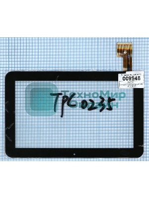 Сенсорное стекло (тачскрин) TPC0235 v.1.0, черное