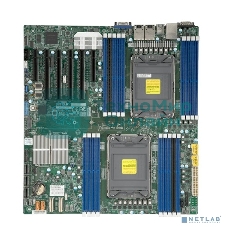Материнская плата серверная Supermicro X12DPI-N6-B, сокет LGA4189, Intel C621A, DDR4 ECC, 18xDDR4, 4xPCIe 4.0 x16, 2xPCIe x8, M.2, SATA-III, 2xGigabit Ethernet, 4xUSB 3.2, VGA, COM, E-ATX