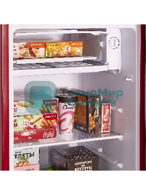 Холодильник Maunfeld MFF83RR красный однокамерный 85л