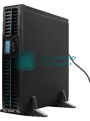 Источник бесперебойного питания SMARTWATT Онлайн, 2000/1800 ВА/Вт, стоечный/напольный, LCD дисплей, 2 Shuko CEE7/4