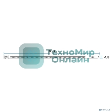 Хомут кабельный PROconnect 4.8х300 нейл. бел. (уп. 100 шт)