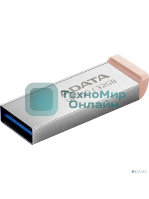 Флешка USB ADATA UR350 (UR350-32G-RSR/BG), 32G, USB 3.2, R/W 100/15, серебристый/коричневый