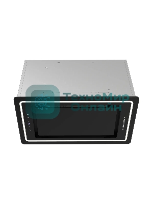 Встраиваемая вытяжка Kuppersberg, 52 см, сенсорное управление, пульт, 3 скорости, 950 м3/ч, круговая LED подсветка, таймер, черный