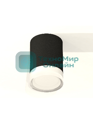Светильник Ambrella Light XS7422023 SBK/FR/CL черный песок/белый матовый/прозрачный MR16 GU5.3 (C7422, N7160)