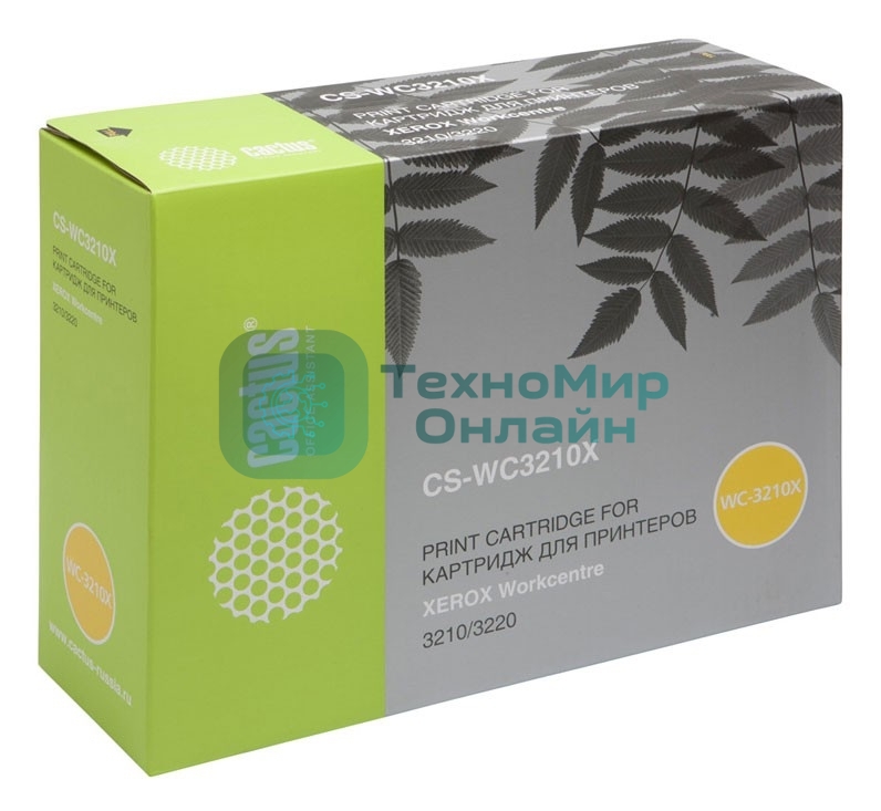 Картридж лазерный Cactus CS-WC3210X (106R01487) черный (4100 стр.) для Xerox WorkCentre 3210/3220