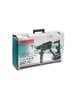 Перфоратор Makita DHR202RFE Перфоратор ак,SDS+, 18В,2х 3 Ач Li-ion,3реж,1.9Дж,0-4000у\м,3.5кг,чем,подсветка,совмест с 4 Ач Li-ion