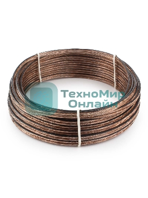 Акустический кабель Cablexpert CC-TC2x1,0-10M, прозрачный, 10 м, бухта