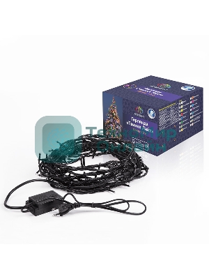 Гирлянда Neon-night ТВИНКЛ ЛАЙТ LED (с контроллером 8 режимов) 20м 200 LED 20Вт 220В IP44 мульти