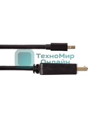 Кабель-переходник Mini DisplayPort M -> DisplayPort M 4K*60 Hz 1,8 м VCOM CG682-1.8M