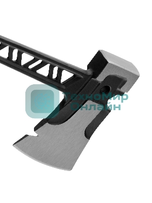 Топор цельнокованый Denzel 600 г, двухкомпонентная обрезиненная рукоятка