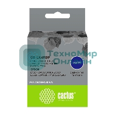 Картридж ленточный Cactus CS-LK4RBP черный для Epson LW300/LW400/LW700/LW600P/LW1000P/K400/Z700/Z900
