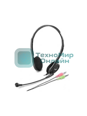 Гарнитура Genius HS-200C черный, проводная