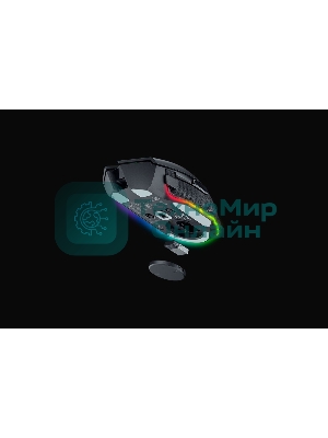 Мышь беспроводная/проводная Razer Basilisk V3 Pro 35K черный, 35000 dpi, радиоканал, Bluetooth, USB, кнопки - 11