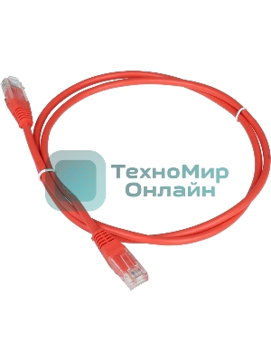 Патч-корд TWT UTP cat.5e, с заливными колпачками, 5.0 м, оранжевый