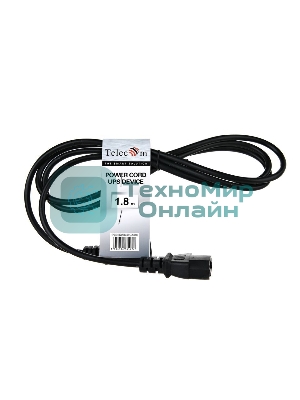 Кабель монитор - компьютер (UPS to устройство) 220V 1.8м VCOM/TELECOM