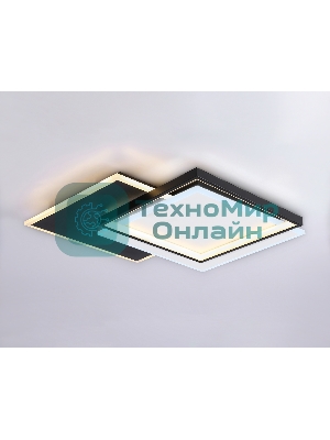 Светильник Ambrella light FA7723 WH/BK белый/черный 3000K-6400K 82W 500*500*70 (ПДУ РАДИО 2.4G)