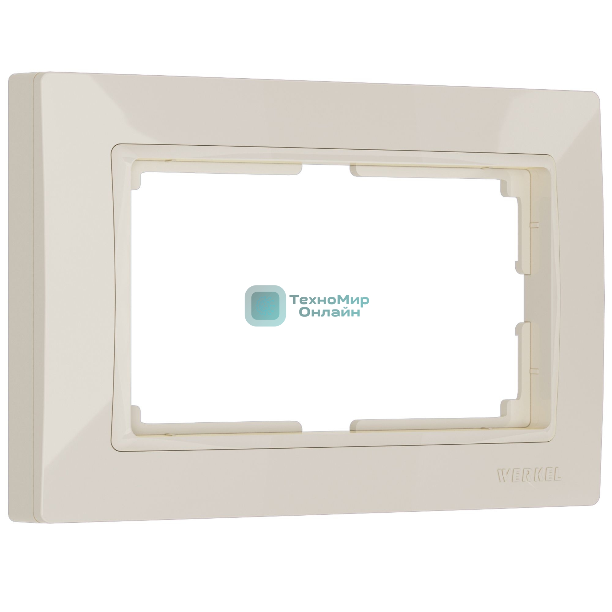 Рамка для двойной розетки (слоновая кость, basic) W0082003