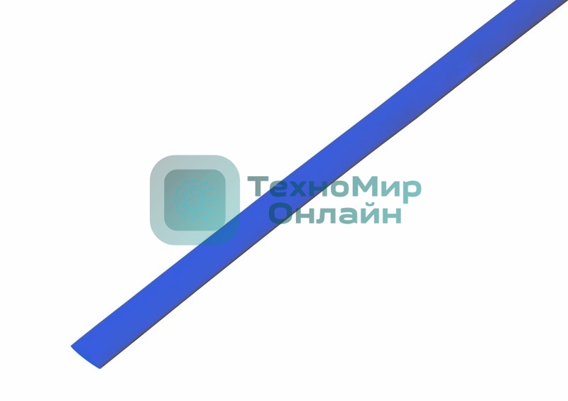 Термоусаживаемая трубка Rexant 8,0/4,0 мм, синяя, упаковка 50 шт. по 1 м