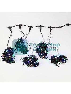 Гирлянда Neon-night LED ClipLight 24V, 5 нитей по 20 метров, цвет диодов мульти