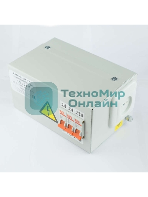 Ящик с понижающим трансформатором ЯТП 0.25 220/24В (3 авт. выкл.) Кострома ОС0000002235