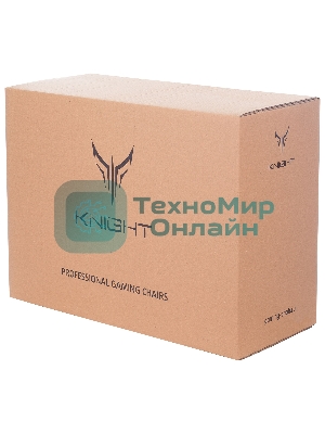 Кресло Knight ARMOR черный, экокожа, 120 кг, механизм качания