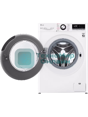 Стиральная машина LG TW4V3RS6W белый, загрузка фронтальная 10,5 кг, 1400 об/мин., класс: А