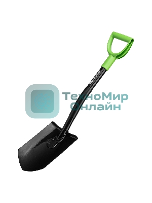 Лопата штыковая Сибртех укороченная, металлический черенок