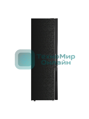 Холодильник Maunfeld MFF200NFB черный двухкамерный 271/106 л морозилка снизу, No Frost