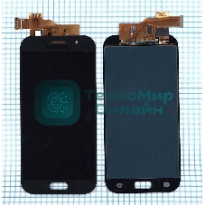Дисплей для Samsung Galaxy A5 SM-A520F (2017) в сборе с тачскрином (TFT) черный