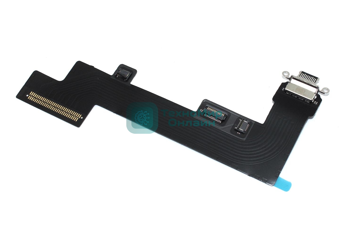 Шлейф c разъемом зарядки для Apple iPad Air 4, iPad Air 5 4G черный