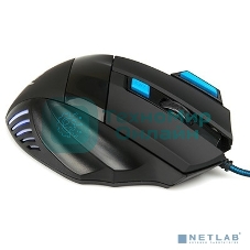 Мышь проводная Nakatomi MOG-21U черный, 2400 dpi, USB, кнопки - 7