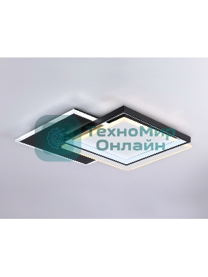 Светильник Ambrella light FA7723 WH/BK белый/черный 3000K-6400K 82W 500*500*70 (ПДУ РАДИО 2.4G)