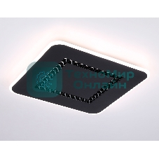 Светильник Ambrella light FL51419 BK черный 3000K/4200K/6400K 68W 488*488*40 (ПДУ ИК)