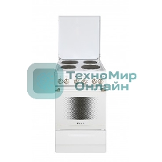 Плита электрическая Gefest ЭП Н Д 5140-01 0121 белый, конфорок 4 шт, духовка 55 л, 50 см x 85 см x 58.5 см