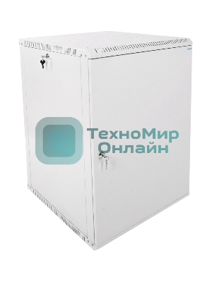 Шкаф телекоммуникационный настенный разборный 18U (600х520) дверь металл, ШРН-Э-18.500.1