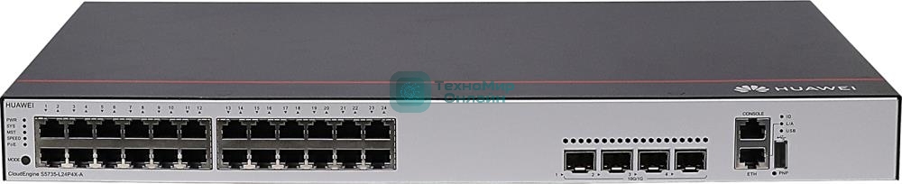 Коммутатор Huawei 24 PORT 4*10GE SFP+ S5735-L24P4X-A1