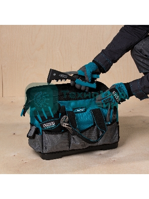 Сумка для инструмента Gross Handwerker, 26 карманов, пластик. дно, наплечный ремень, 400х225х310 мм
