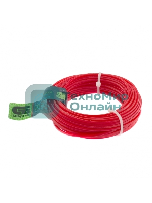 Леска для триммера квадратная, 2,4 мм х 15 м, Россия Сибртех