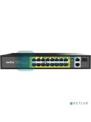 Коммутатор Netis 16PORT 10/100M 16POE+2XGE+SFP P116GH