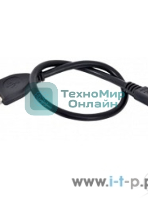 Кабель USB 2.0 Pro Gembird/Cablexpert AM/microBM 5P, 0.3м, экран, черный, пакет