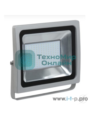 Прожектор СДО 07-100 LED 100Вт IP65 6500К сер. IEK LPDO701-100-K03