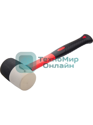 Киянка Matrix 11170 резиновая, 225 г, чернобелая резина, фибергласовая рукоятка